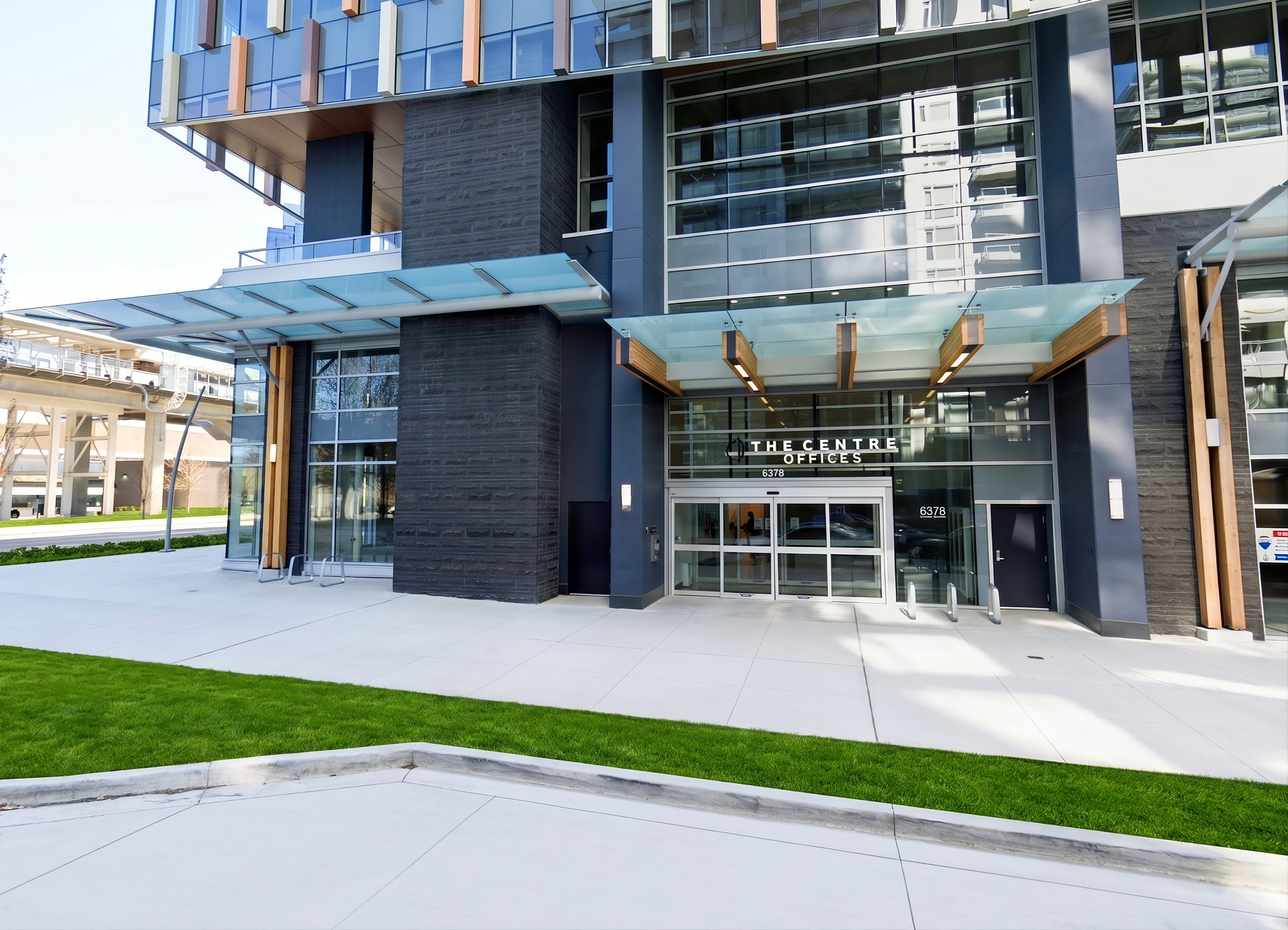 The Centre Offices building exterior at 6378 Silver Ave, Burnaby